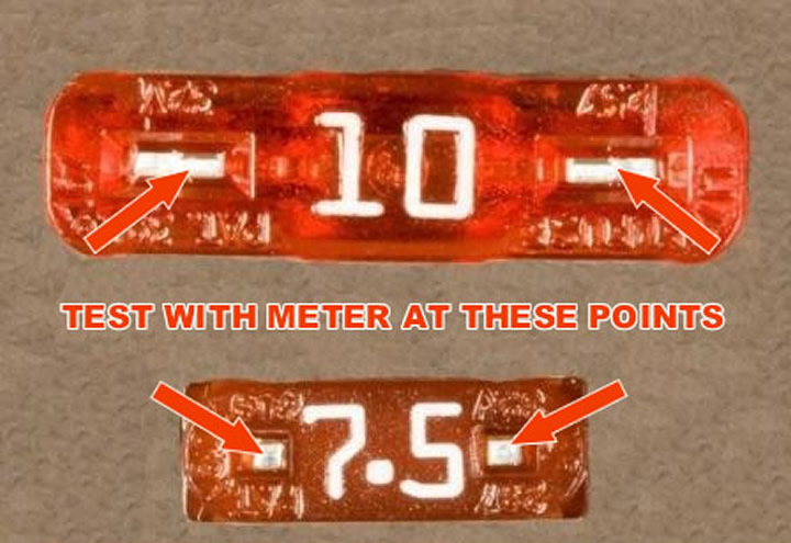 Checking Fuses with a meter